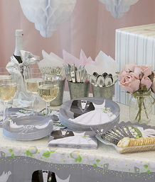 Wedding Tableware Supplies | Decorations | Ideas - Party Save Smile